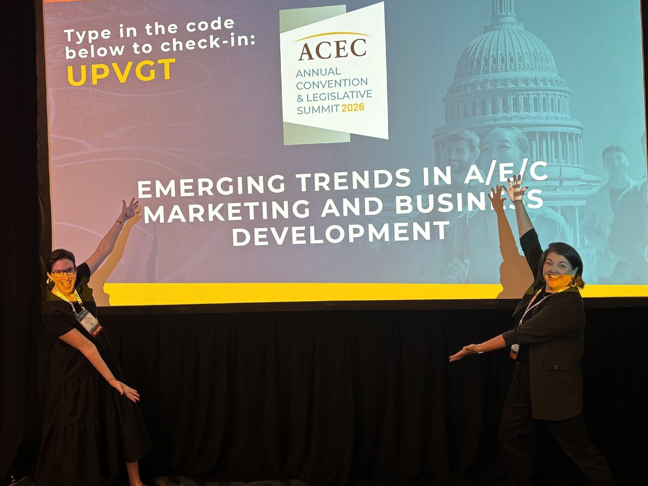 Promotional graphic for the SMPS San Francisco Business Leaders Symposium with the theme “What’s Next in A/E/C.